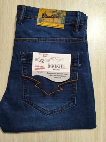 ROOKIES Ocean Blue Colour Denim For Men