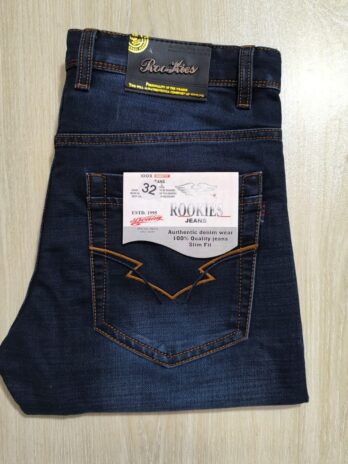 ROOKIES Denim Colour Pants For Men