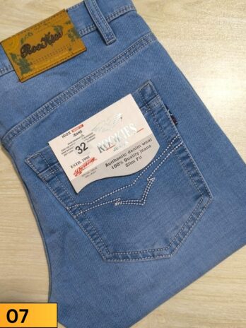 ROOKIES Sky Blue Colour Denim For Men