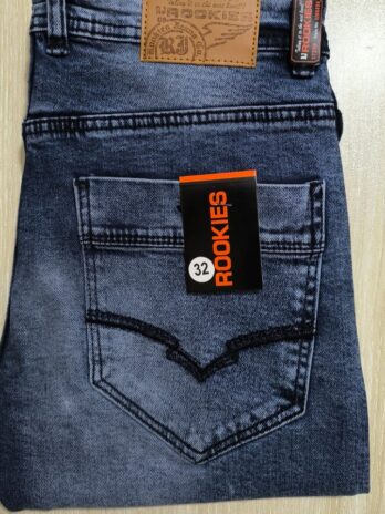 ROOKIES Iron Gray Colour Denim For Men