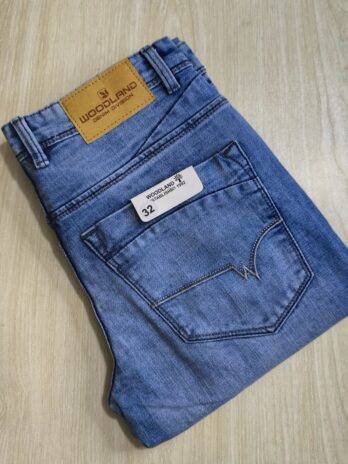 WOODLAND Classic Blue Color Denim For Men