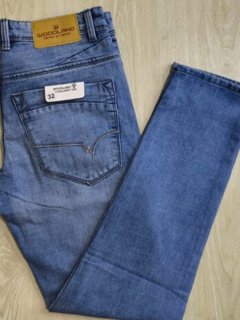 WOODLAND Classic Blue Color Denim For Men