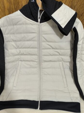 Premium Puffer Jacket Hooded Padded Coat For Men (OFF White Colour)