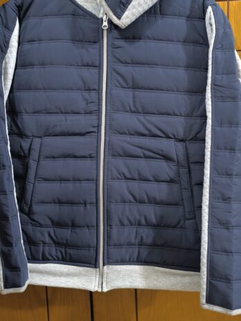 Premium Puffer Jacket Hooded Padded Coat For Men (Blue Colour)