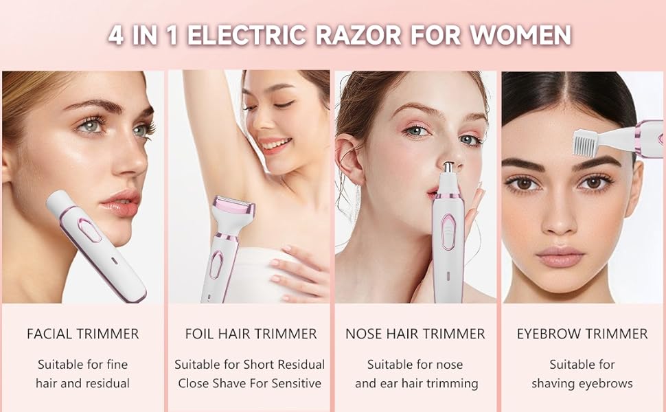 🪄 4-in-1 Smart Hair Remover — Effortless & Painless ! (Men & Women ...
