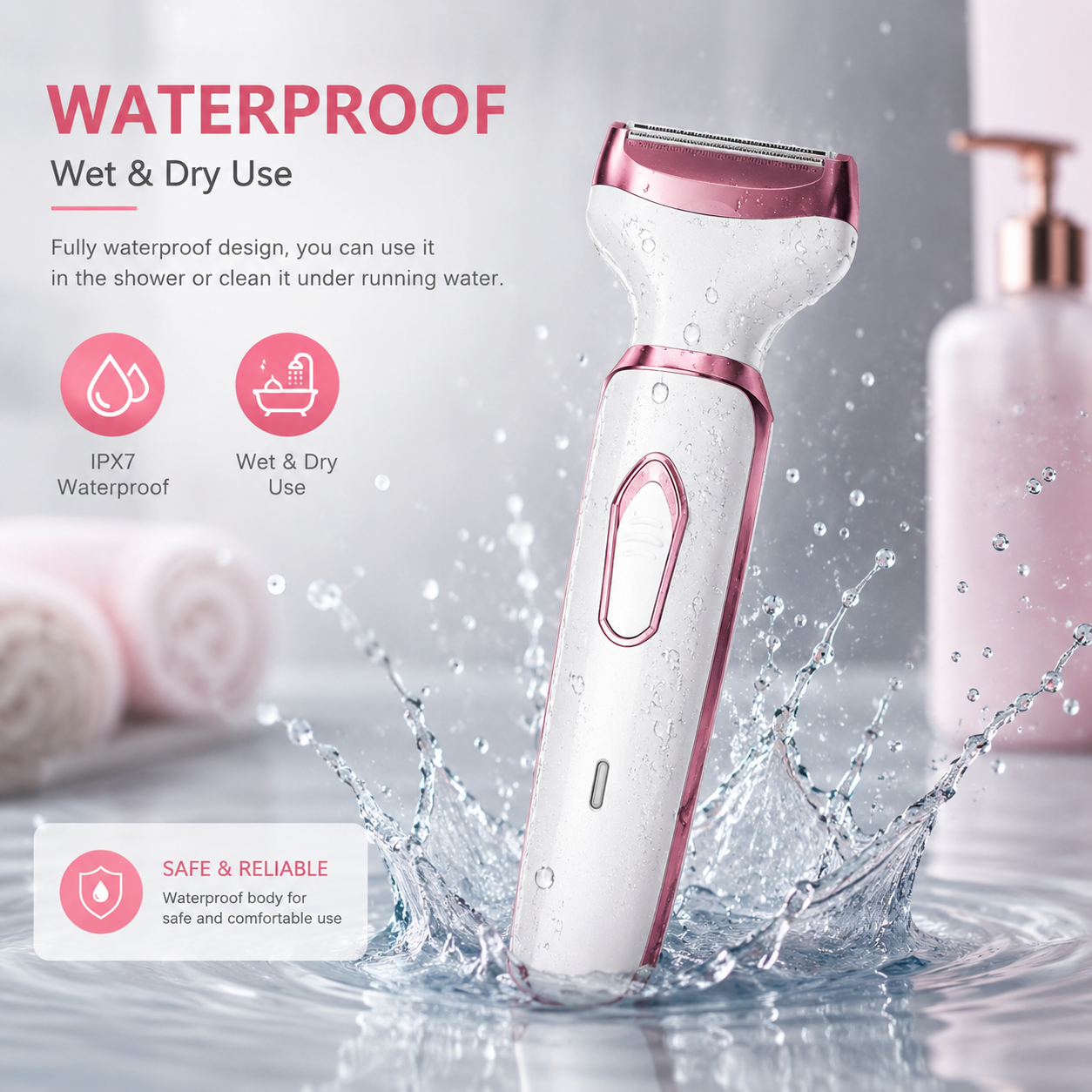 🪄 4-in-1 Smart Hair Remover — Effortless & Painless ! (Men & Women) - Image 4