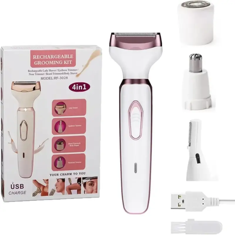 🪄 4-in-1 Smart Hair Remover — Effortless & Painless ! (Men & Women)