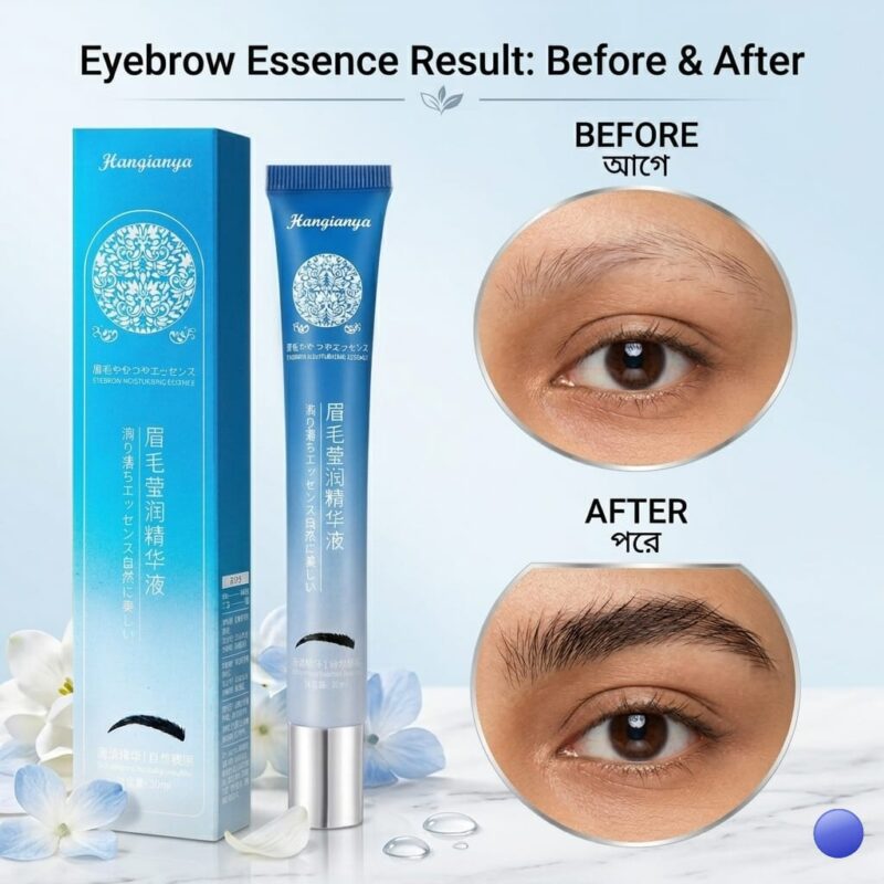 🌿 Organic Lash & Brow Growth Activator — Get Naturally Thick & Bold Brows!
