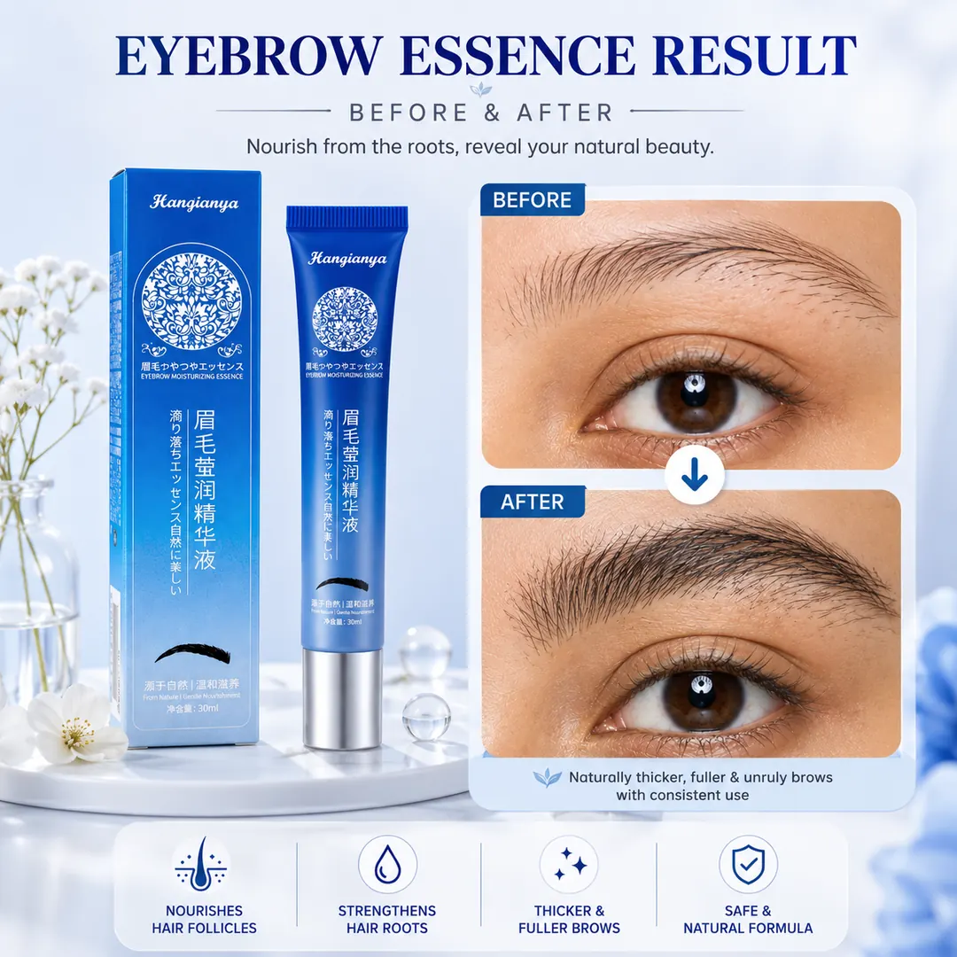 🌿 Organic Lash & Brow Growth Activator — Get Naturally Thick & Bold Brows!