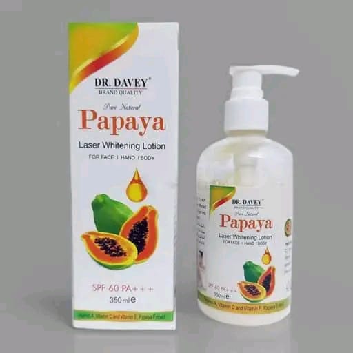 🌞 DR. DAVEY - Papaya Laser Whitening Lotion 🌞