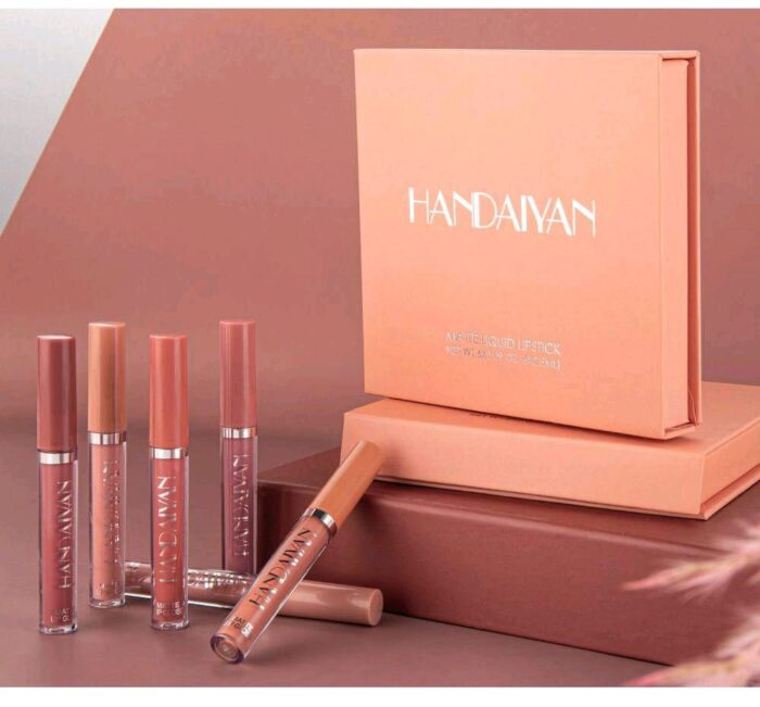 💄 HANDAIYAN Set-B – 6 PC Luxury Lipstick Collection - Image 2