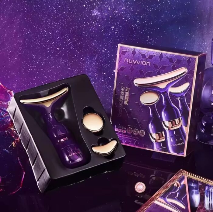 3 in 1 Face_Neck & Eye Massagers (Purple Colour)