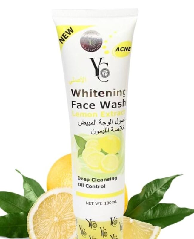 🌼 YC Whitening Face Wash – Lemon Extract