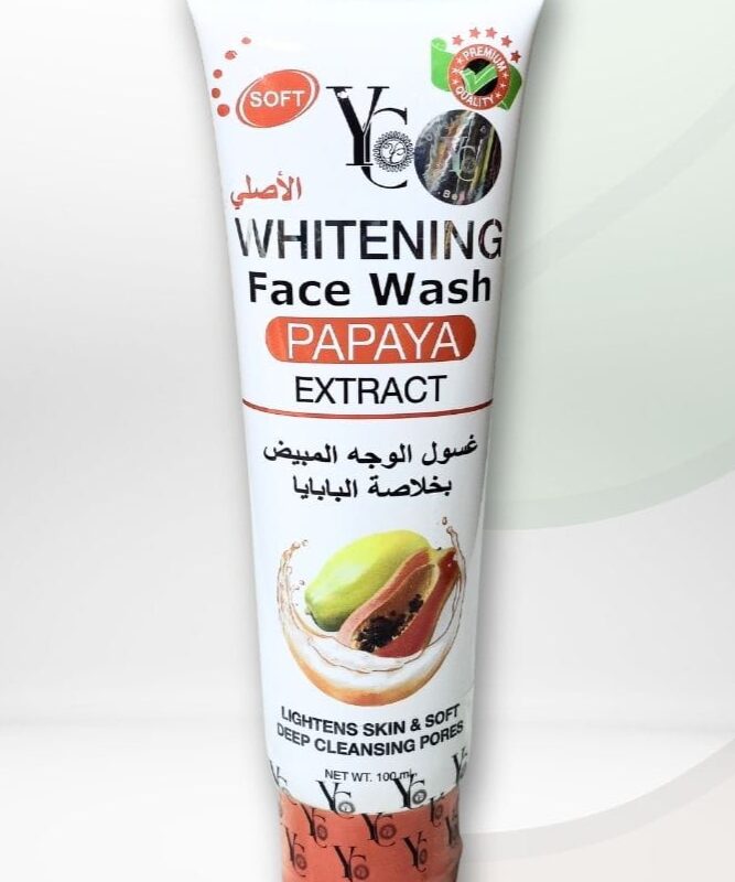 🧡 YC Whitening Face Wash – Papaya Extract