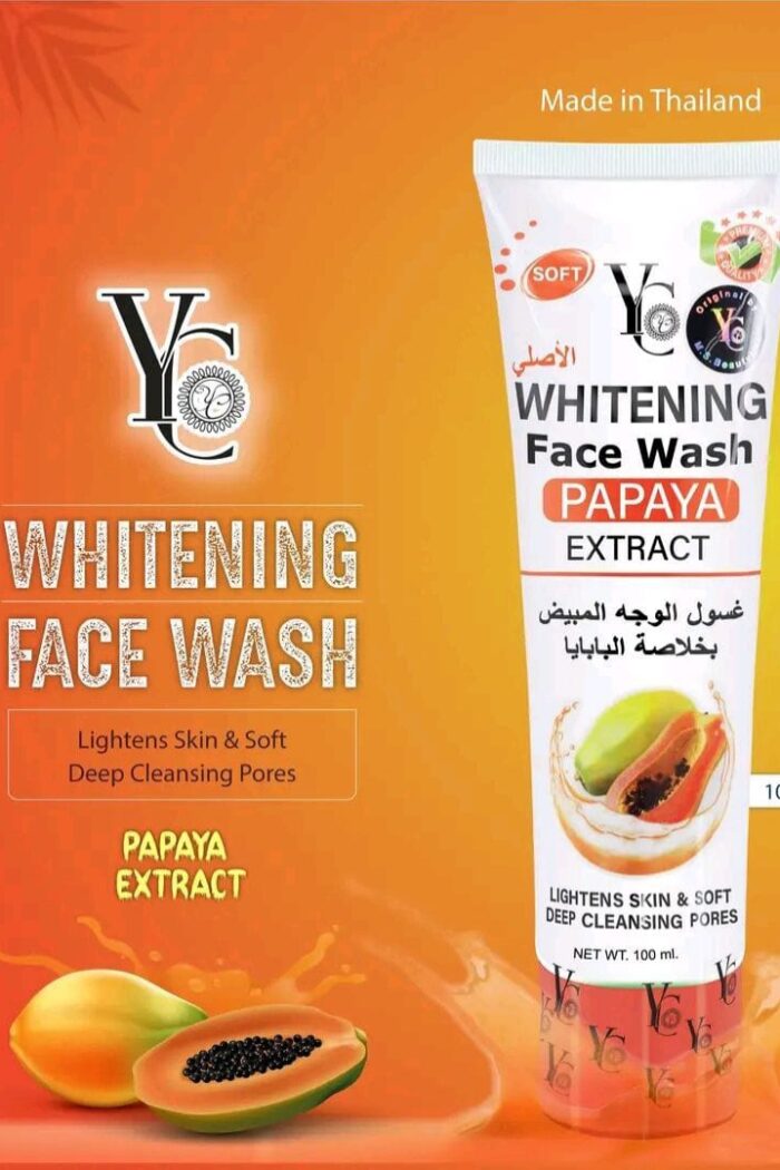🧡 YC Whitening Face Wash – Papaya Extract - Image 2