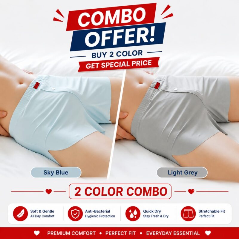Men’s Casual Ice Silk Elastic Quick Dry Cool Feel Aero Pants (Combo Offer: 2 PC)